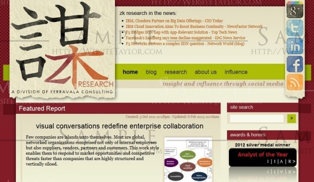 ZK Research: Main Page (October 2011)